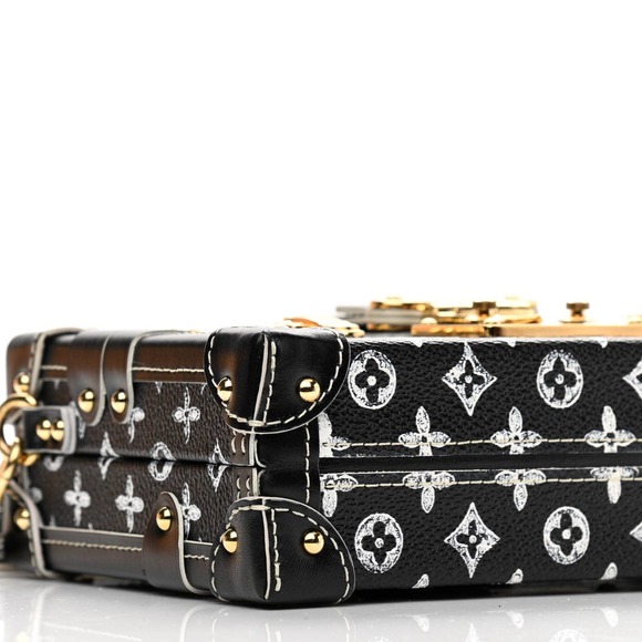 ❌❌ LOUIS VUITTON Catogram Petite Malle b&w Trunk Crossbody Bag Grace Coddington - Picture 8 of 10